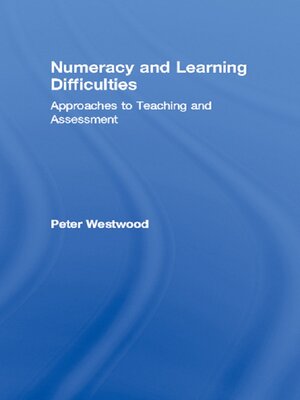 cover image of Numeracy and Learning Difficulties